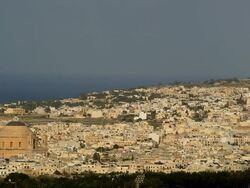 ROTUNDA OF ST MARIJA ASSUNTA CHURCH Stock Footage