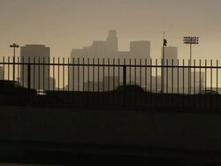 MS traffic at sunset / Hollywood, California, United States. Stock Footage