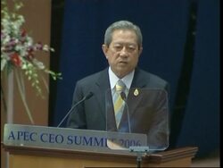 WRAP Bush with Vietnamese PM, ADDS Thai PM, Taiwan's rep, Japan's PM's arrival News Clip