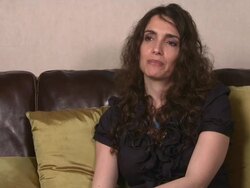 INTERVIEW NEeMA on Leonard Cohen and his influence at the NEeMA Interview at London England. (Footage by WireImage Video/Getty Images Entertainment Video) Stock Footage