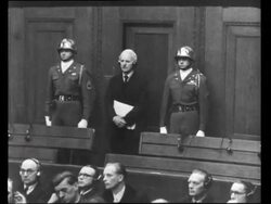 Scenes from Nuremburg  trial News Clip