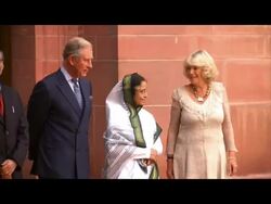 Prince Charles & Camilla tour Gardens News Clip