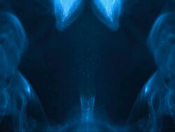 Blue symmetry Stock Footage