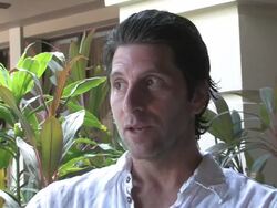 INTERVIEW Jeffrey Saunders on how constraints of production make for a better film at the A NY Thing: Aruba International Film Festival at Aruba . (Footage by WireImage Video/GettyImages) Stock Footage