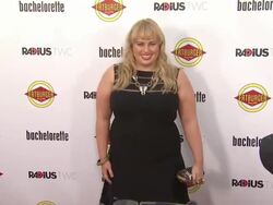 Rebel Wilson at Bachelorette Los Angeles Premiere Stock Footage