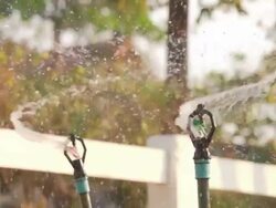 Sprinkler (Super Slow Motion) Stock Footage