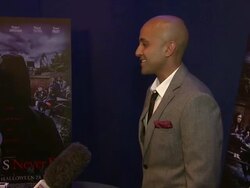 Arjun Rose at the Demons Never Die Premiere  Stock Footage