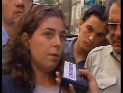 ARGENTINA: INSECTICIDE BOMB SET OFF DURING PREMIERE OF MOVIE "EVITA" News Clip