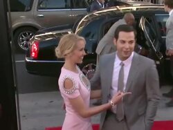 Anna Camp at "True Blood" Seventh and Final Season Premiere Stock Footage