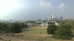 London Skyline from Greenwich Park News Clip