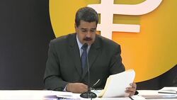 VOICED : Maduro dice que el petro es para saltarse al dolar News Clip