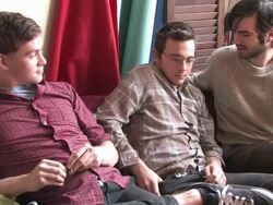 Titus Andronicus Interview (clip 3) Stock Footage