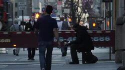 Homeless people on 5th Avenue News Clip