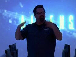 'Alien: Colonial Wars' Alien Egg Installation Stock Footage