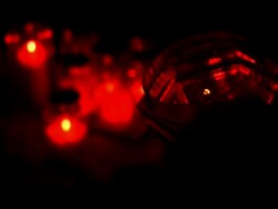 HD: Grave candle Stock Footage