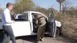 Theo Bronkhorst outside Hwange Magistrate Courts News Clip