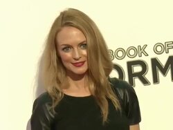 Heather Graham at The Book Of Mormon Los Angeles Opening Night Stock Footage