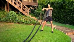 Athletic Male Workout gym Slow-Motion Stock Footage