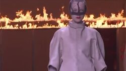 NEW Fire and black are main themes behind Rick Owens' latest collection Instructional Video