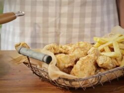 Fried Chicken Stock Footage