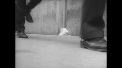 CU NYC Commuter Feet Stock Footage