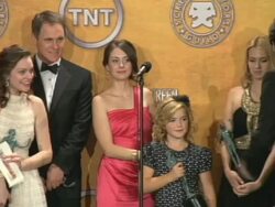 15th Annual Screen Actors Guild Awards Press Room Stock Footage