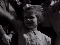 MS View of enthusiastic womens and little girl AUDIO /  Prague ,Czechoslovakia Stock Footage
