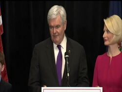 Newt Gingrich can now call himself a former presidential candidate. As expected, the former House speaker has bowed out of the Republican presidential contest just short of a year after getting into the race. He did not immediately endorse Mitt Romney, the likely GOP nominee. News Clip