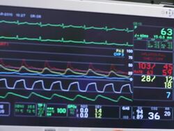 Equipment in surgery room Stock Footage