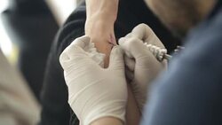 Making  tattoo. Stock Footage