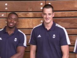 Team GB bobsleigh team pose for pictures News Clip