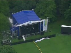 Christian Aid Big IF stage in Belfast Stock Footage