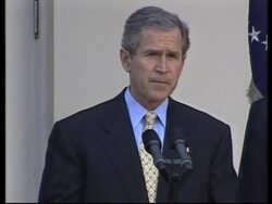 Bush announces Zinni to return to Middle East News Clip