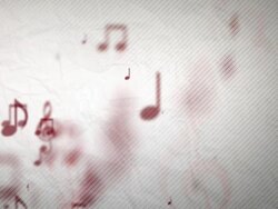 Textured Background Loop - Musical Notes Red (Full HD Video) Stock Footage