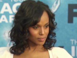 Kerry Washington at the 42nd NAACP Image Awards at Los Angeles CA. (Footage by WireImage Video/GettyImages) Stock Footage