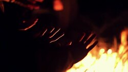 Keep us warm in the night! Stock Footage