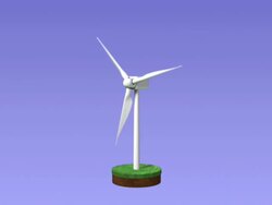 Wind Turbine 01 Island Stock Footage