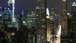 New York City Skyline Stock Footage