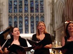100 People Attend A Banquet In Bath Abbey Stock Footage