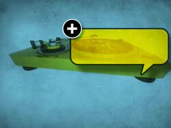 Motion Graphics for Tv Channel Look serie &quot;Turntable&quot; Stock Footage