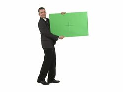 HD: Businessman Advertising Stock Footage