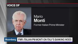 Former Italian PM Monti on Italy's Banking Woes News Clip
