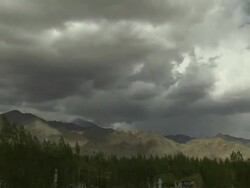 Time Lapse Ladakh Jammu and Kashmir India Stock Footage