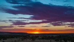 Burns Oregon Sunset Stock Footage