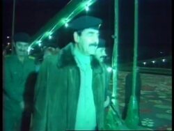Iraq - Saddam Hussein's New Tigris Bridge News Clip