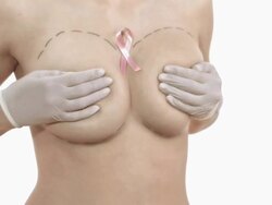 HD DOLLY: Breast Cancer's Pink Ribbon Stock Footage