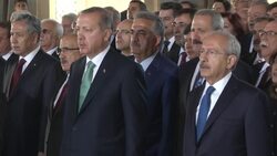 Leaders attend ceremony marking 90th anniversary of founding of Turkish Republic Instructional Video