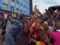 Police break up anti China protest in Katmandu Instructional Video