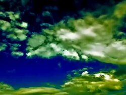 T/L Abstract Greenish Clouds, HD Progressive Frames, Clean Stock Footage