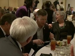 Colorado Governor John Hickenlooper Stock Footage